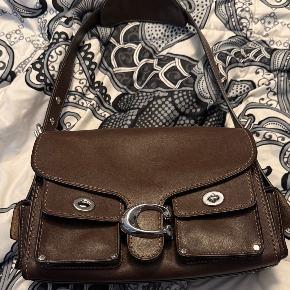Coach Brown Leather Shoulder Bag